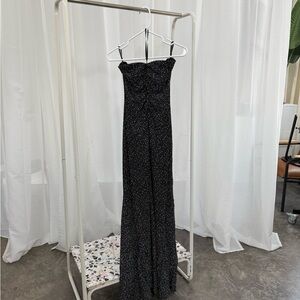 Vintage 2000s sequin strapless dress